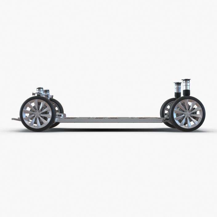 3D Tesla Model S Chassis 2 model