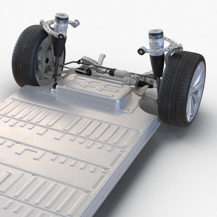 3D Tesla Model S Chassis 2 model