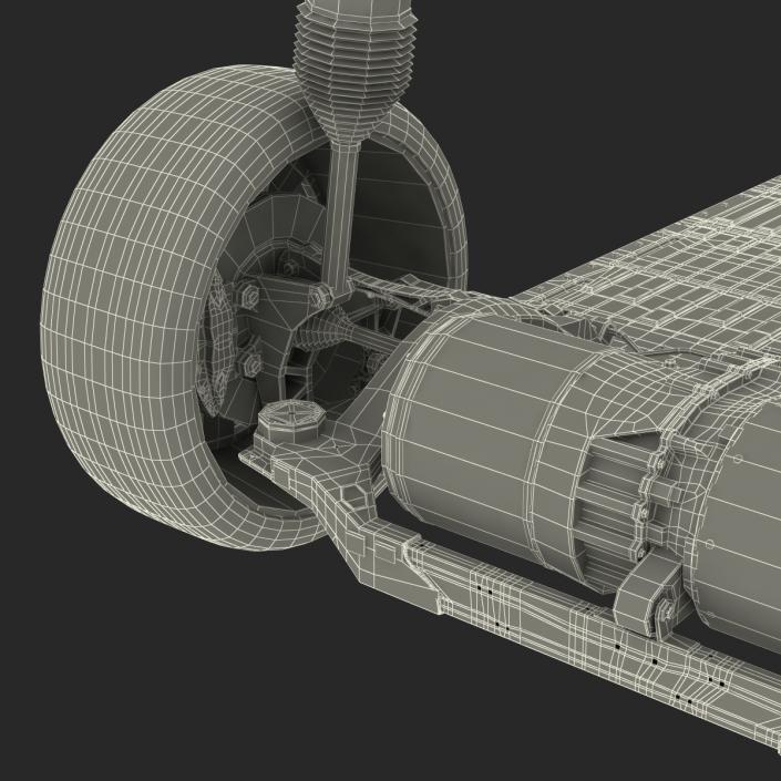 3D Tesla Model S Chassis 2 model