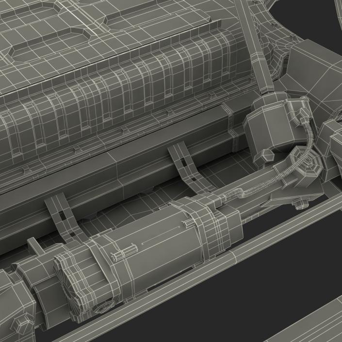 3D Tesla Model S Chassis 2 model