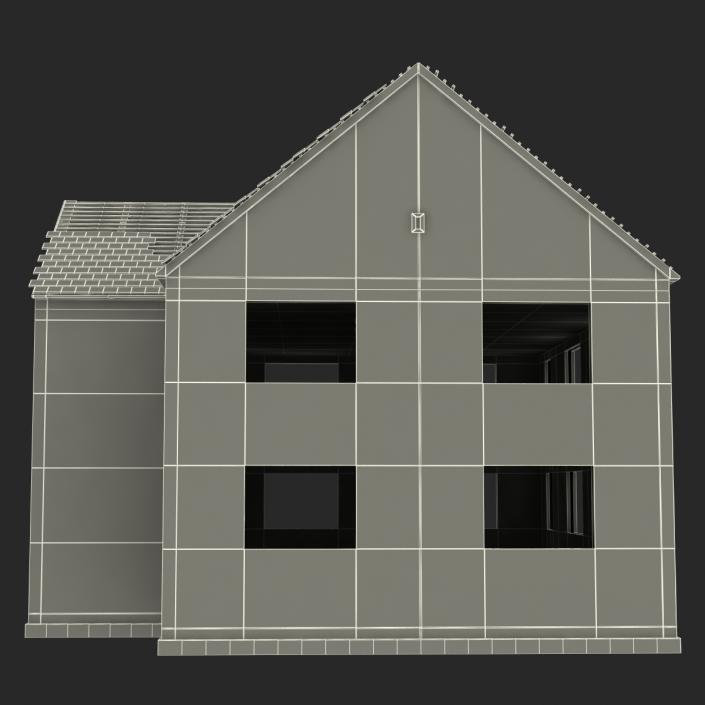 3D Private House Construction 3 model