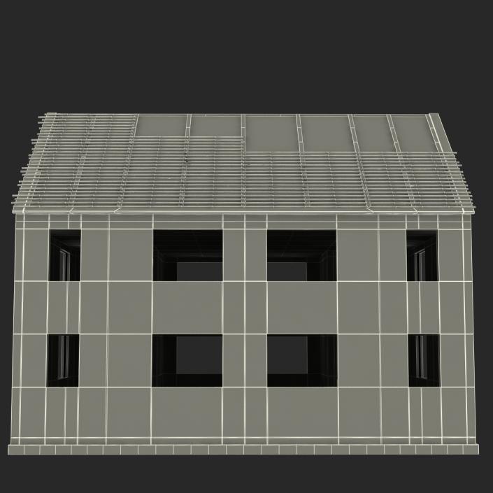 3D Private House Construction 3 model