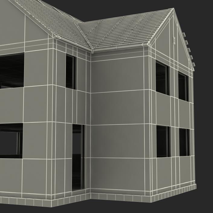 3D Private House Construction 3 model