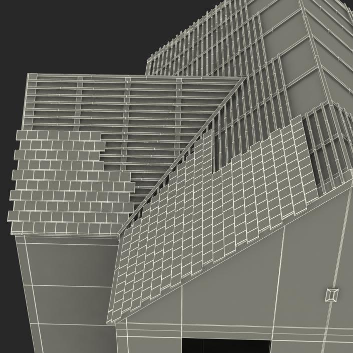 3D Private House Construction 3 model