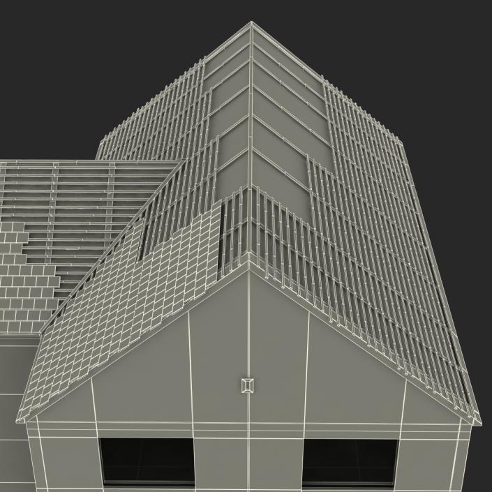 3D Private House Construction 3 model