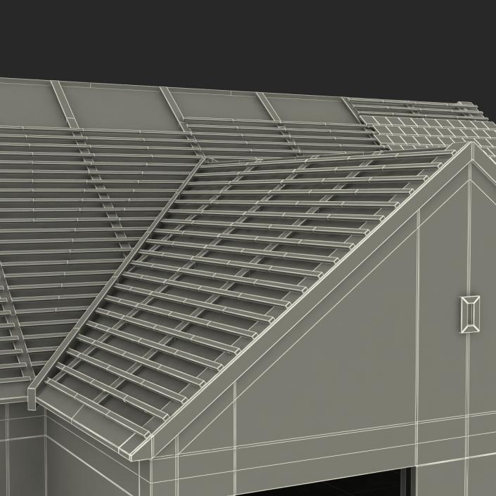 3D Private House Construction 3 model