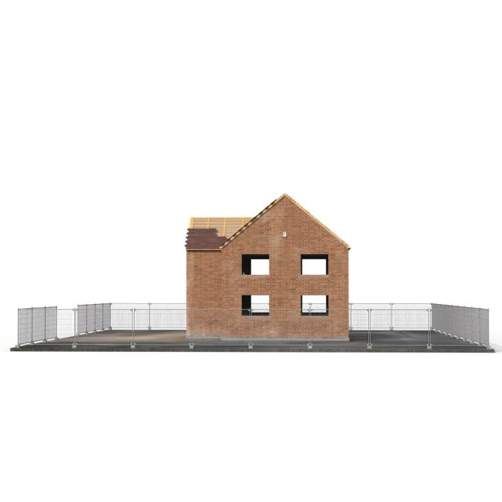 3D Private House Construction 4 model