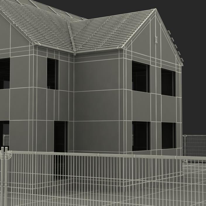 3D Private House Construction 4 model