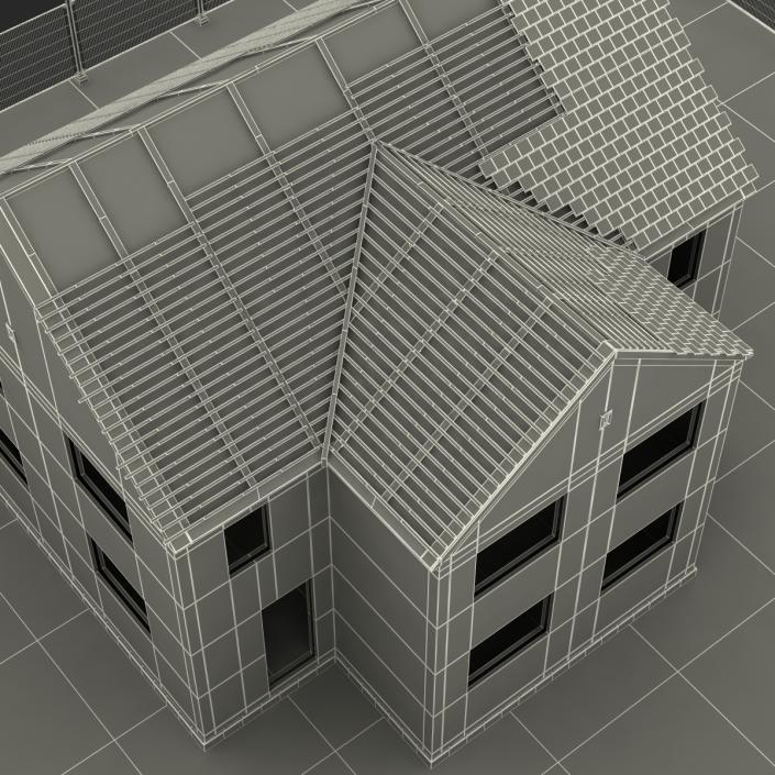 3D Private House Construction 4 model