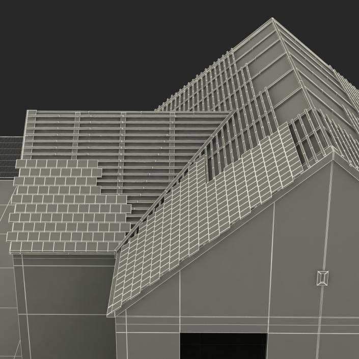 3D Private House Construction 4 model