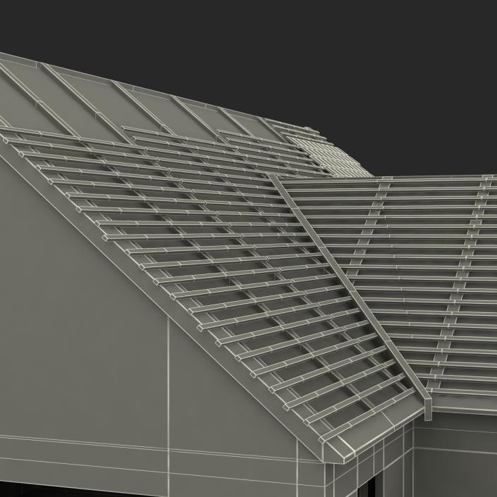 3D Private House Construction 4 model