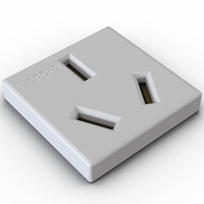 Chinese Elecrical Outlet 3D model