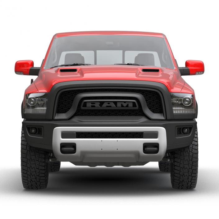 3D Dodge Ram Rebel 2016 Pikup Rigged model