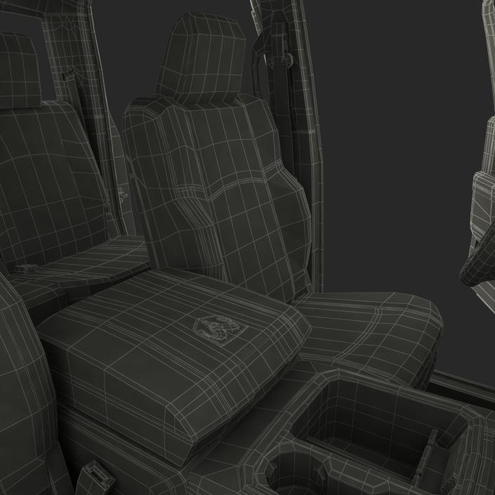 3D Dodge Ram Rebel 2016 Pikup Rigged model