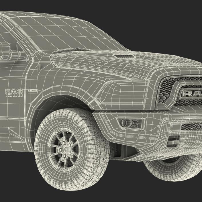 Dodge Ram Rebel 2016 Pikup Simple Interior 3D