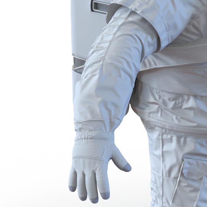 3D model Extravehicular Mobility Unit Rigged