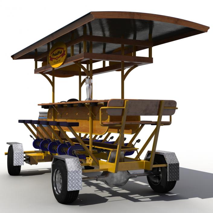 3D Pedal Pub Rigged