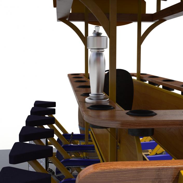 3D Pedal Pub Rigged