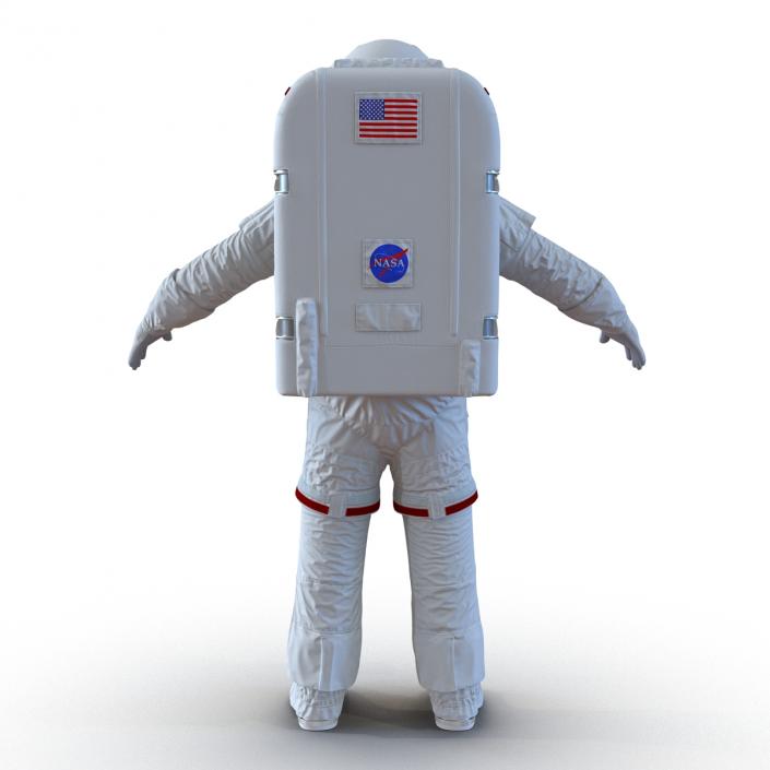 Extravehicular Mobility Unit without Visor Rigged 3D model