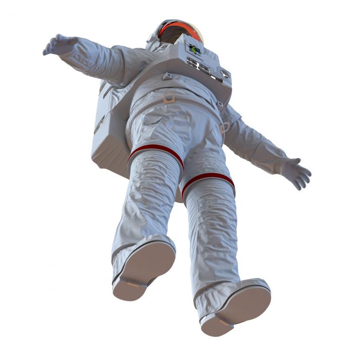 Extravehicular Mobility Unit without Visor Rigged 3D model