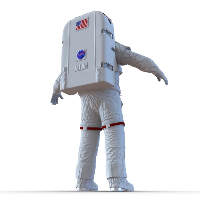 Extravehicular Mobility Unit without Visor Rigged 3D model