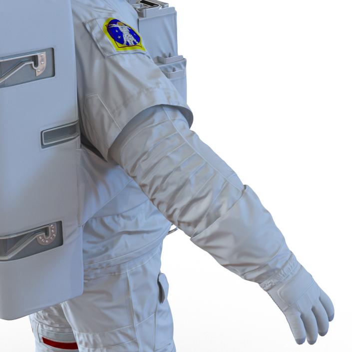 Extravehicular Mobility Unit without Visor Rigged 3D model