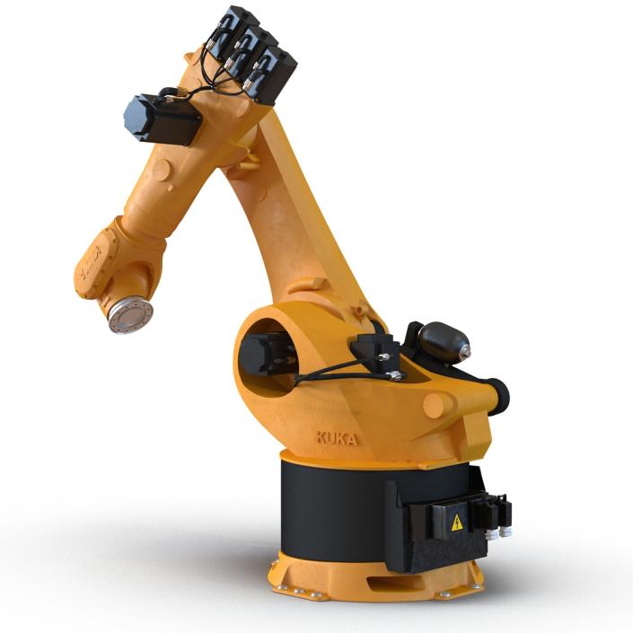 3D Kuka Robot KR 360 Fortec Rigged