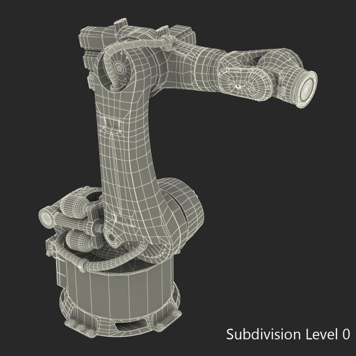 3D Kuka Robot KR 360 Fortec Rigged