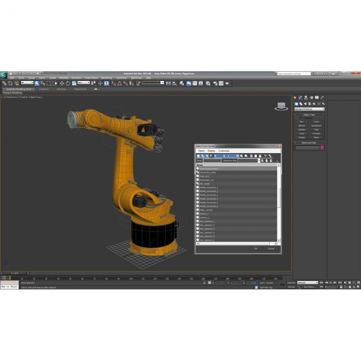 3D Kuka Robot KR 360 Fortec Rigged