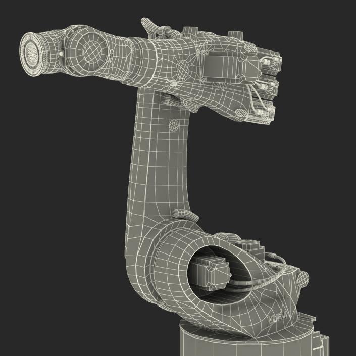 3D Kuka Robot KR 360 Fortec Rigged