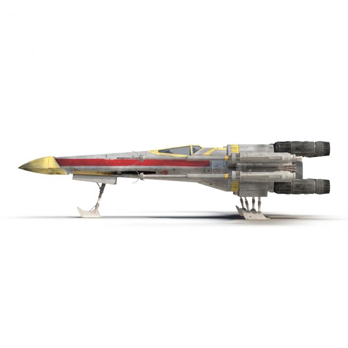 Star Wars X-Wing Starfighter Yellow 2 3D