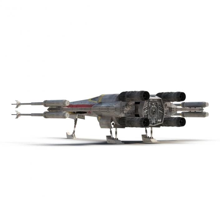 Star Wars X-Wing Starfighter Yellow 2 3D