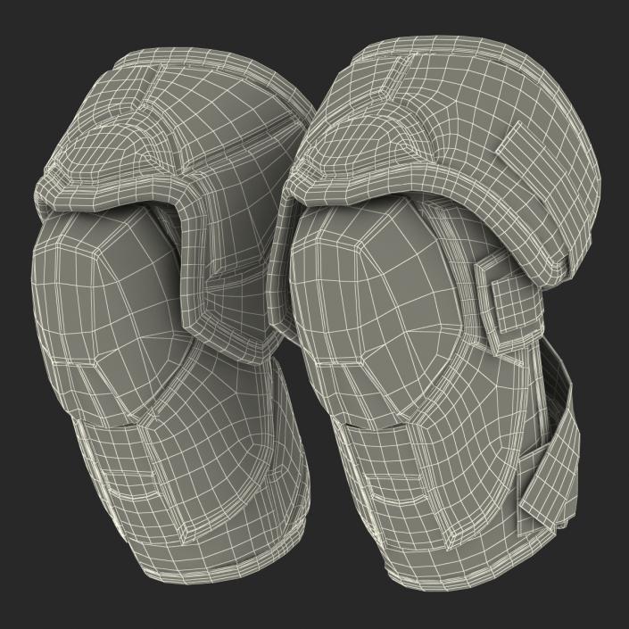 Hockey Elbow Pads 3D