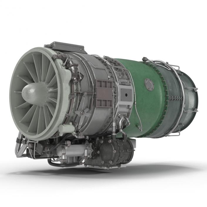 3D Turbojet Engine General Electric J85