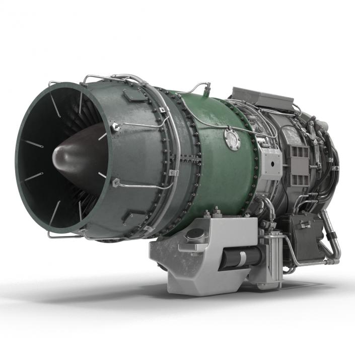 3D Turbojet Engine General Electric J85