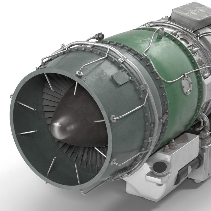 3D Turbojet Engine General Electric J85