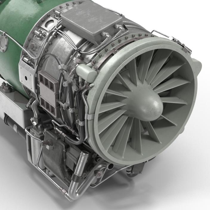 3D Turbojet Engine General Electric J85