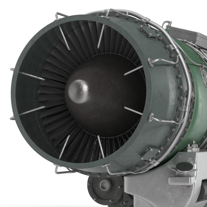 3D Turbojet Engine General Electric J85