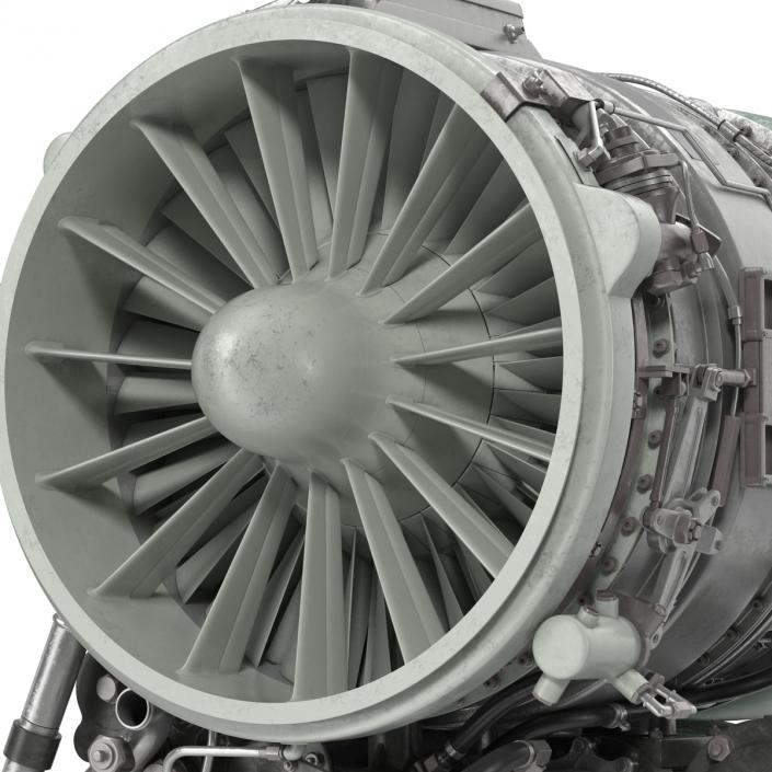 3D Turbojet Engine General Electric J85