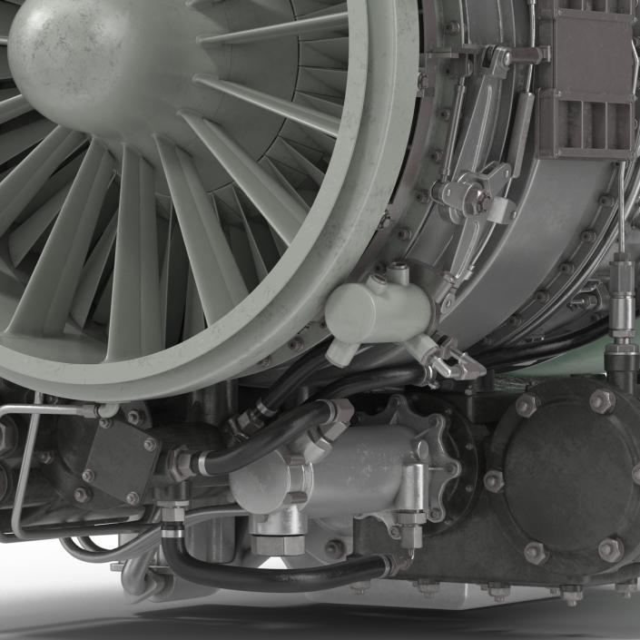 3D Turbojet Engine General Electric J85