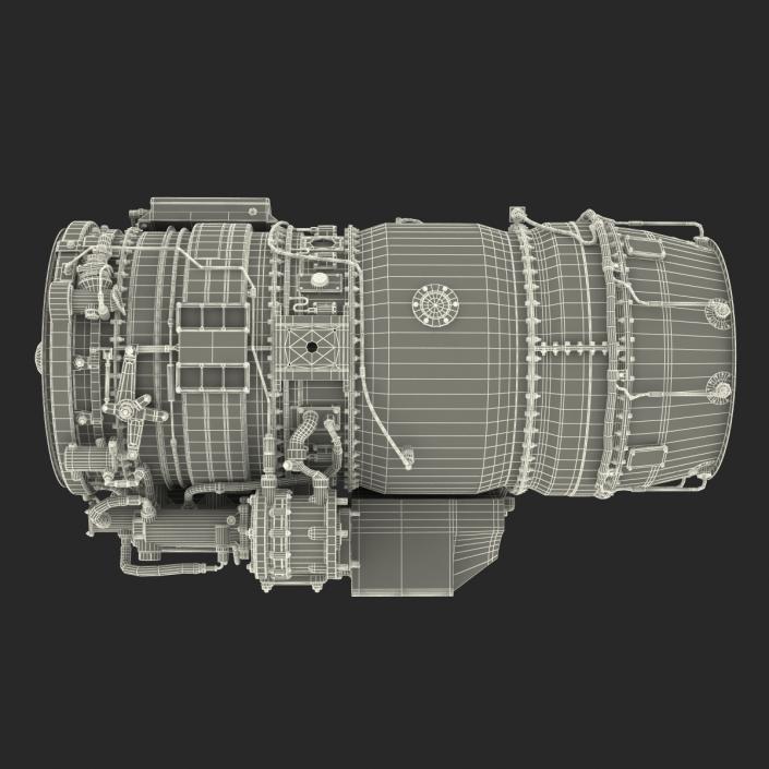 3D Turbojet Engine General Electric J85