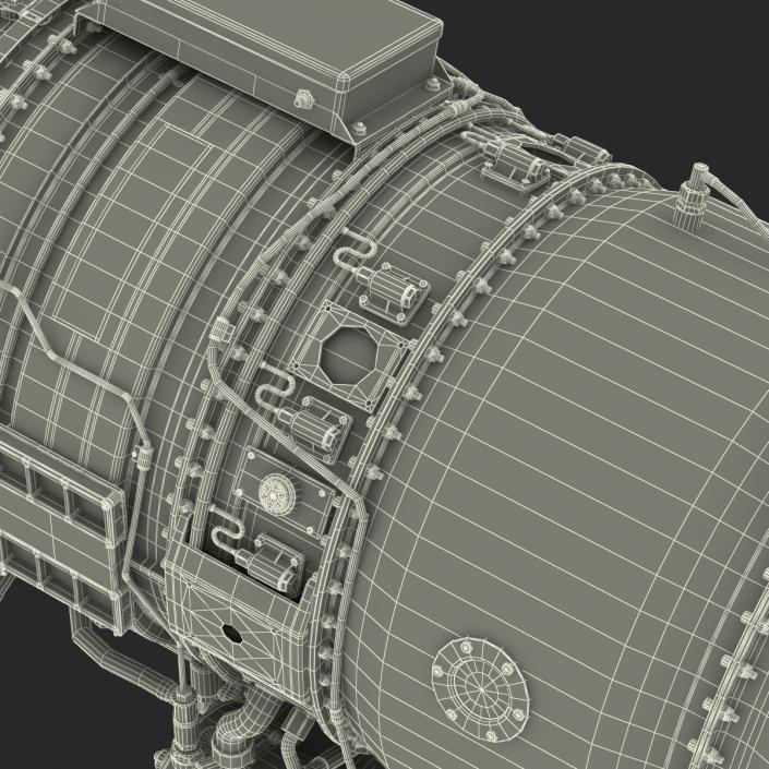 3D Turbojet Engine General Electric J85