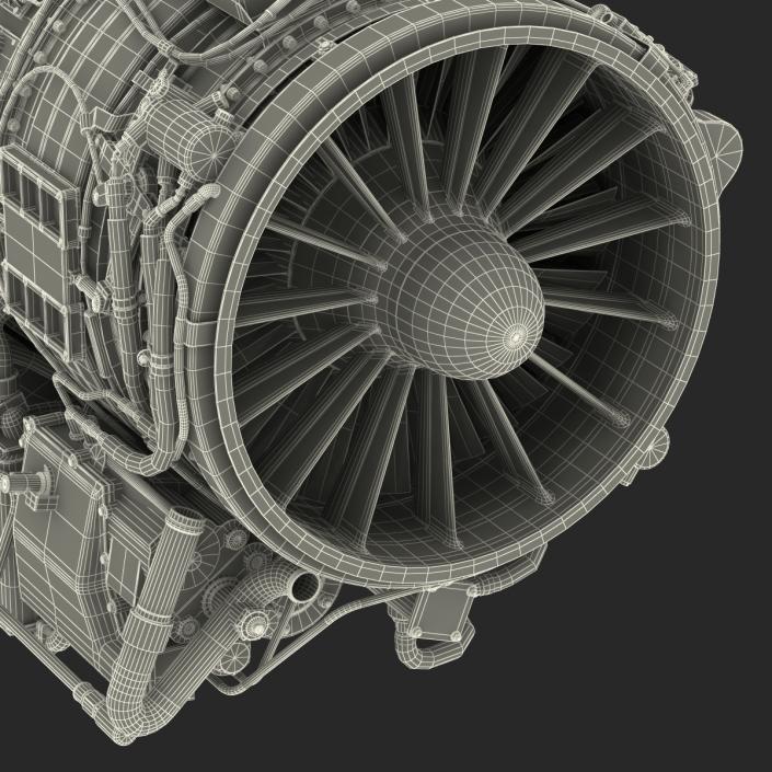 3D Turbojet Engine General Electric J85