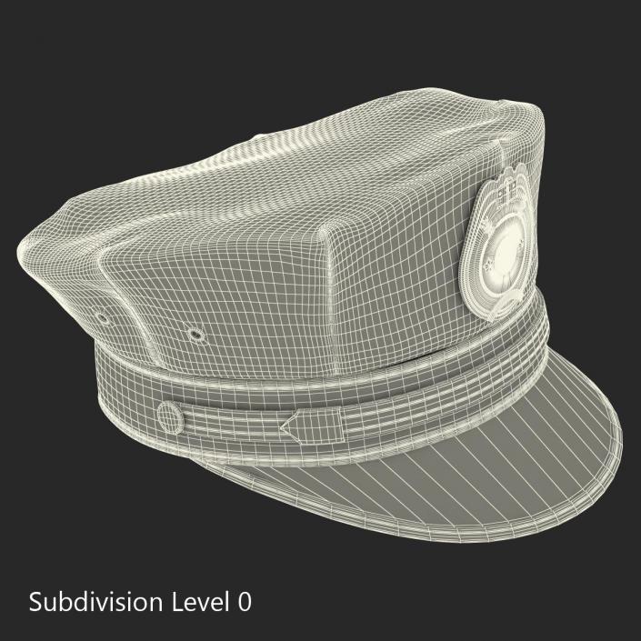 3D model City Police Hat