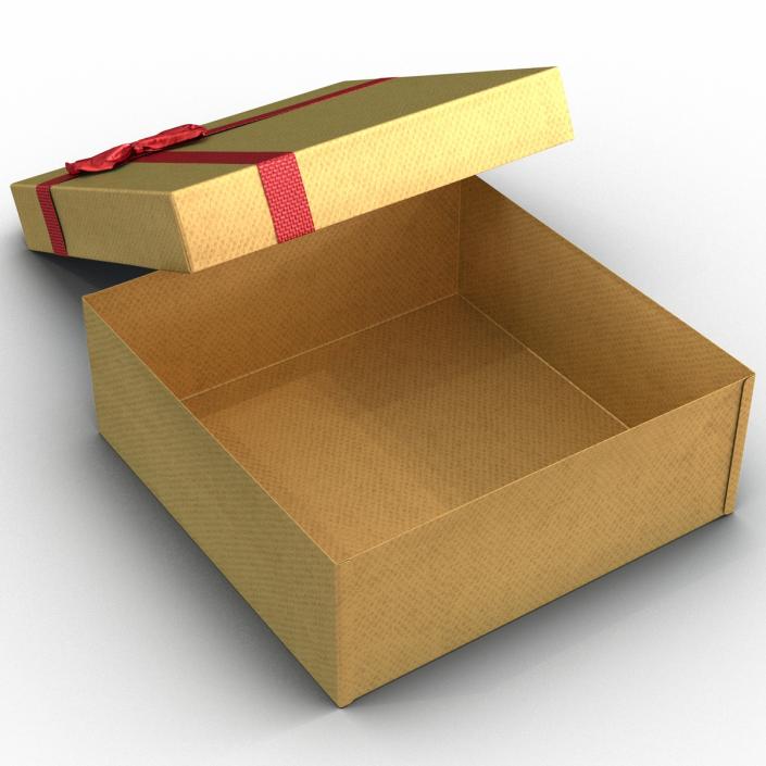 3D Giftbox 4 Yellow