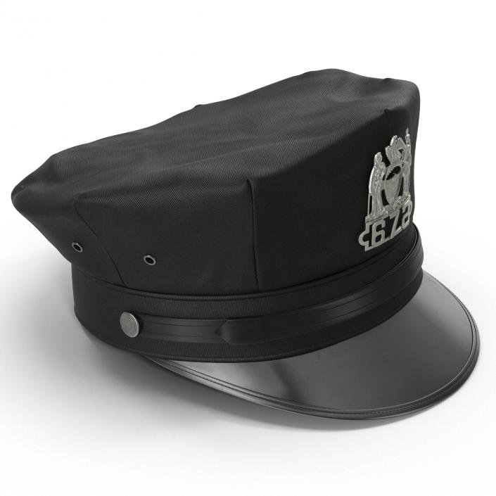 New York Police Hat 3D model