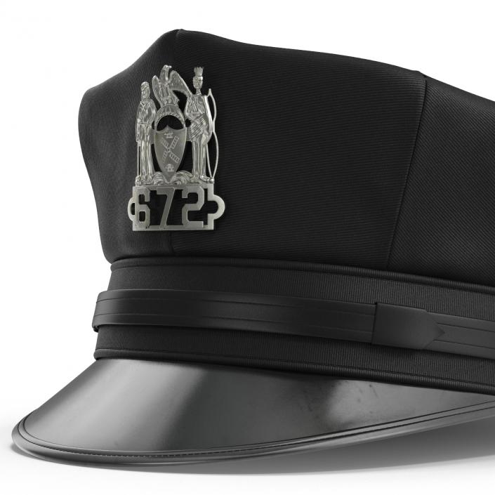 New York Police Hat 3D model