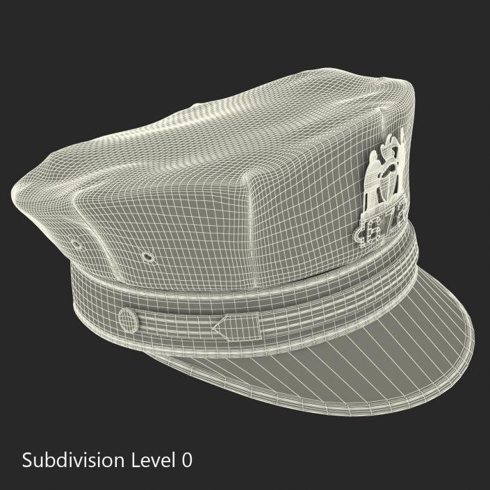 New York Police Hat 3D model