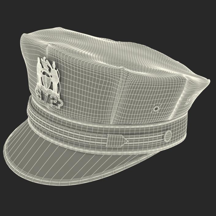 New York Police Hat 3D model