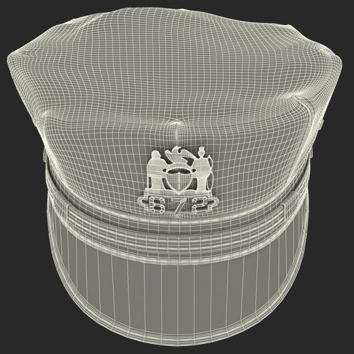 New York Police Hat 3D model